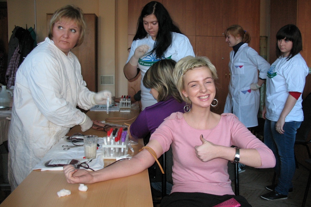 В Рязанском госуниверситете им.С.А.Есенина прошел День донора