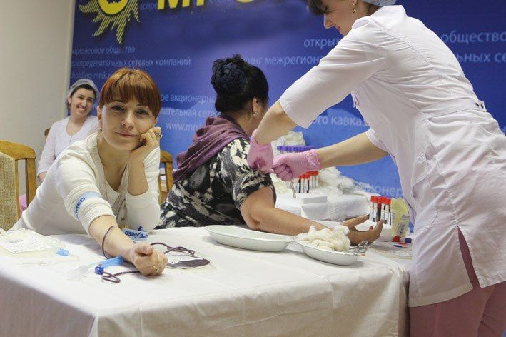 В «Дагэнергосеть» прошла акция по сдаче донорской крови «Подари жизнь!»
