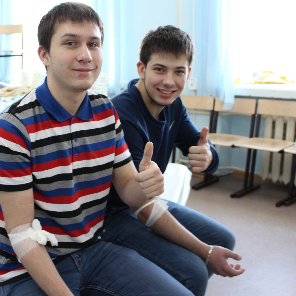 Донорская акция "Неделя добра на Станции переливания крови"