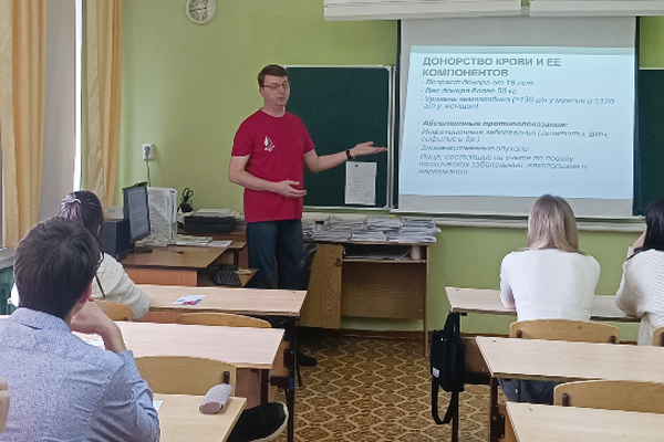 Просто о важном –  школьникам в Красноярском крае рассказывают о донорстве