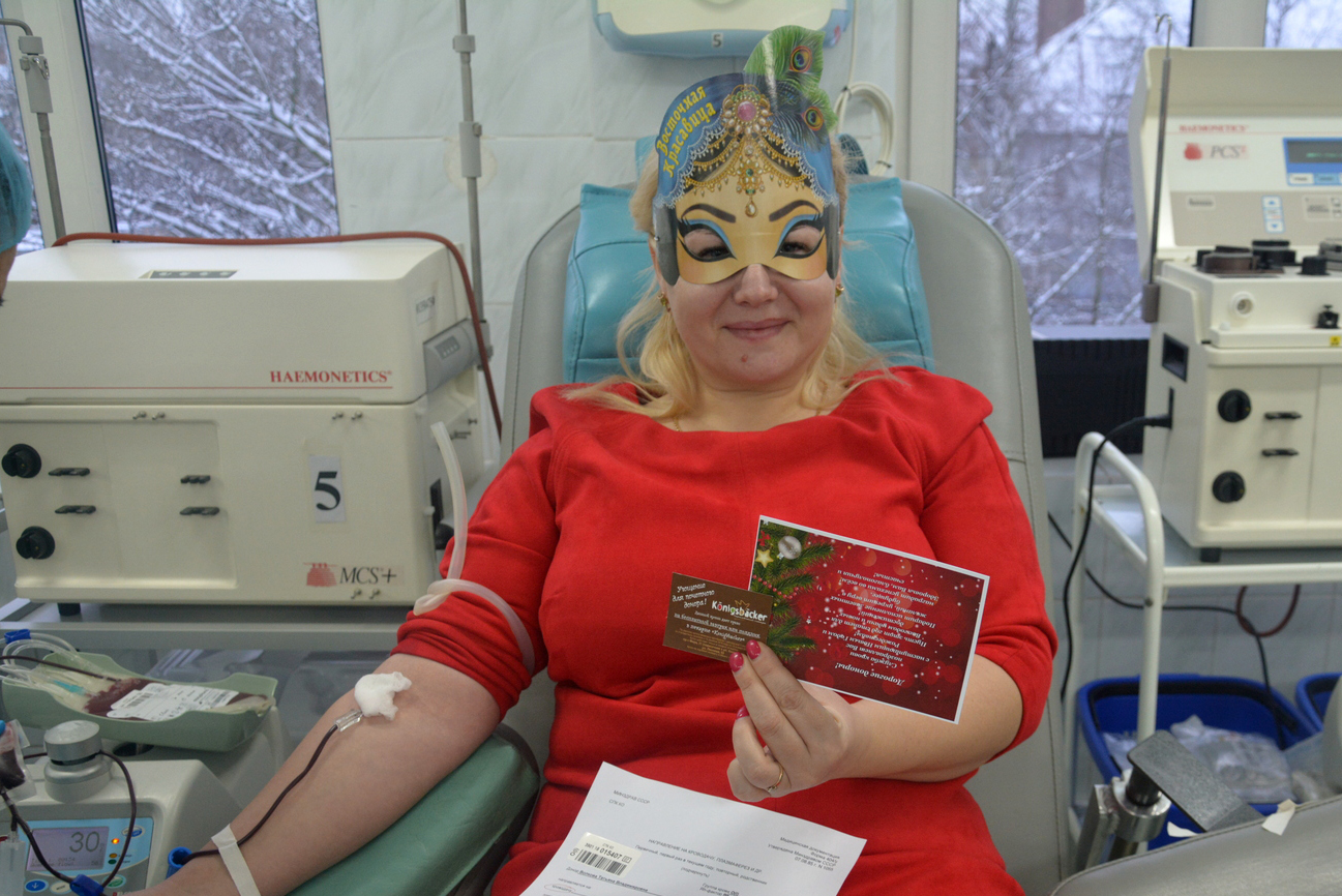 Калининградцы подвели итоги марафона «С Новым годом, Служба крови!»