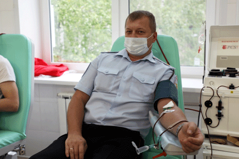 В Мордовии сотрудники Министерства внутренних дел пополнили региональный банк крови 