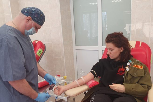 В Сыктывкаре и Ухте активисты-общественники сдали кровь