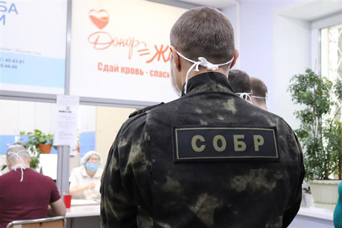 Сотрудники Управления Росгвардии по Республике Марий Эл пополнили банк крови республиканской станции переливания
