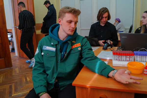 День донора состоялся в Воронежском государственном лесотехническом университете 