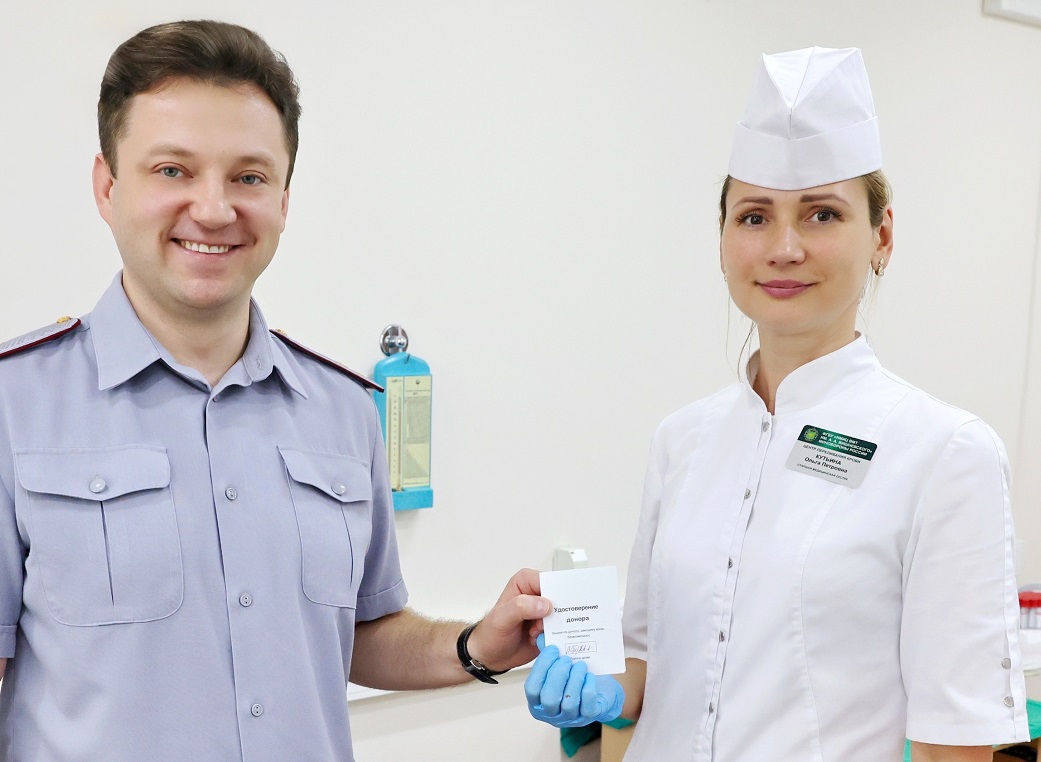 Руководящий состав и сотрудники ФСИН России приняли участие в донорской акции в Москве