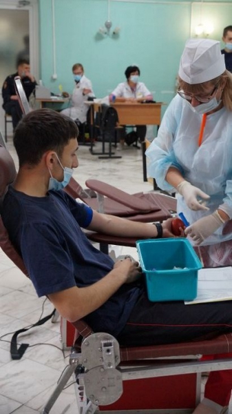 В Сибирском юридическом институте МВД России вновь прошли «Дни донора»