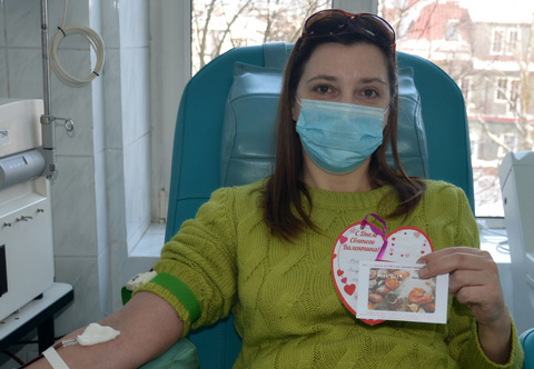 Добрыми делами калининградские доноры отметили Всемирный день влюбленных