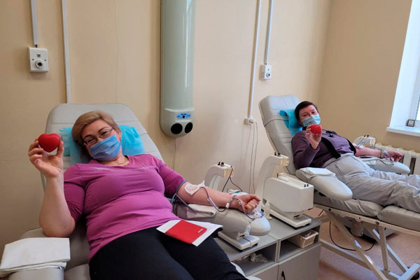 Многодетные матери Коломны приняли участие в донорской акции