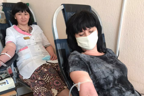 Жители Красноярского района Самарской области приняли участие в донорской акции