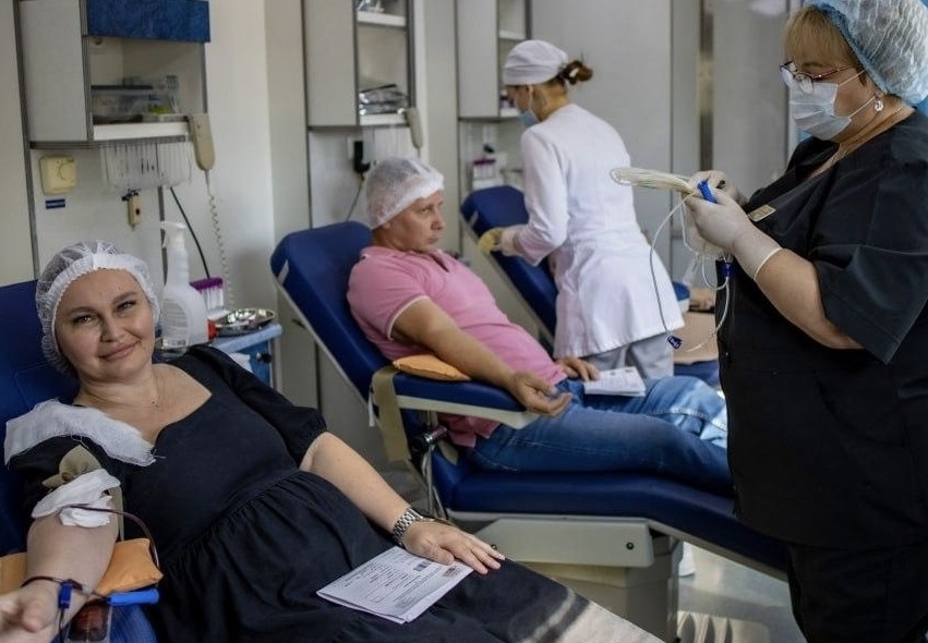 Более 30 литров донорской крови сдали сотрудники «Прогресс Агро» в Краснодарском крае