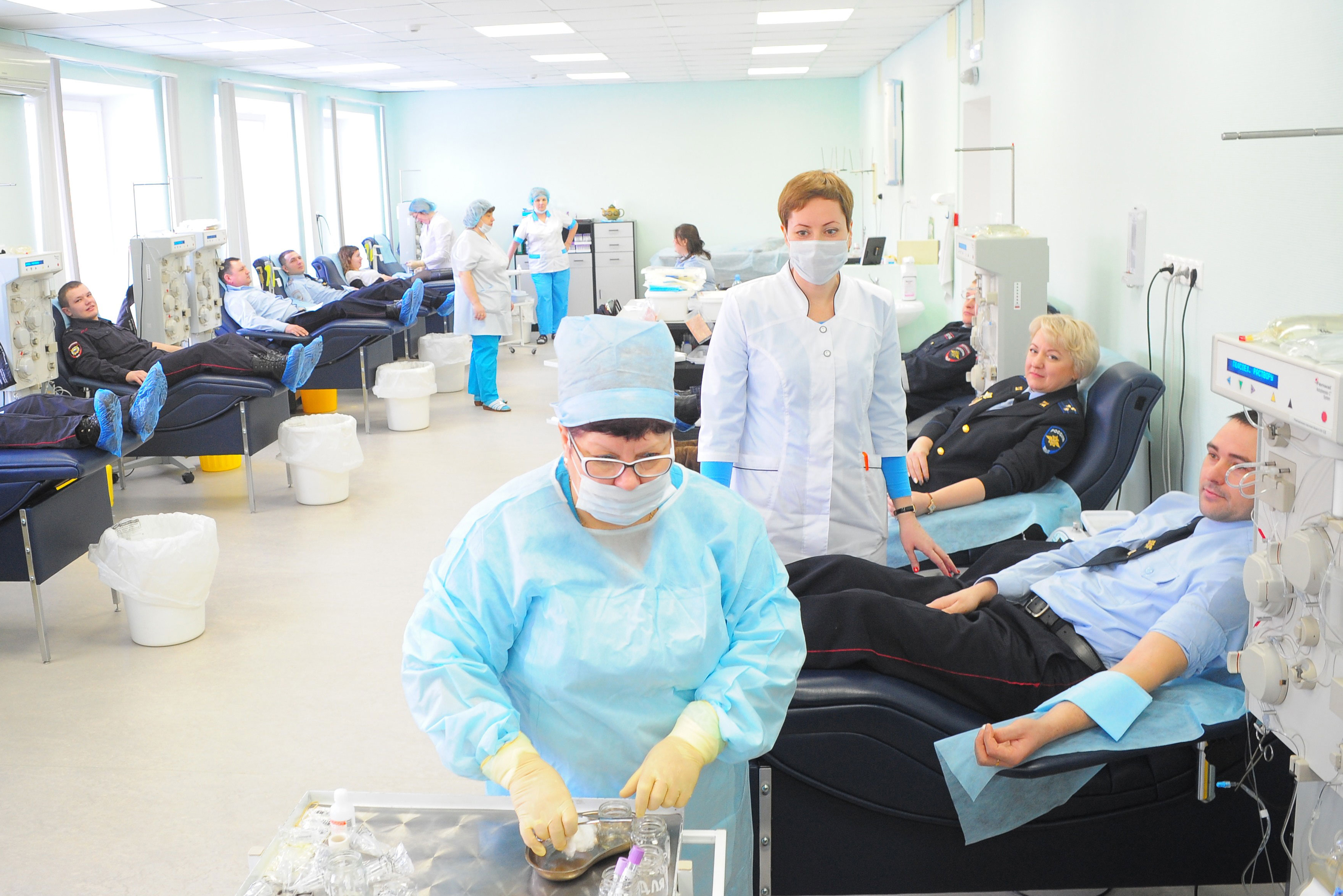 Полицейские Сызрани стали донорами