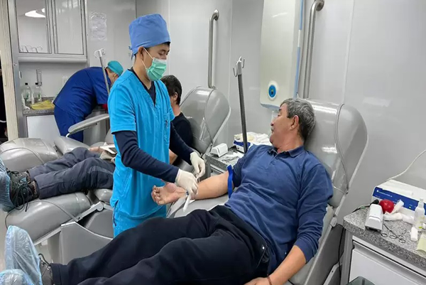 Более 130 жителей Юстинского района Калмыкии стали донорами