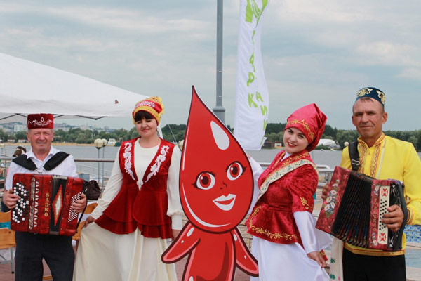 На празднике «Сабантуй» в Пензенской области работала информационная площадка в рамках акции #КультураДонорству