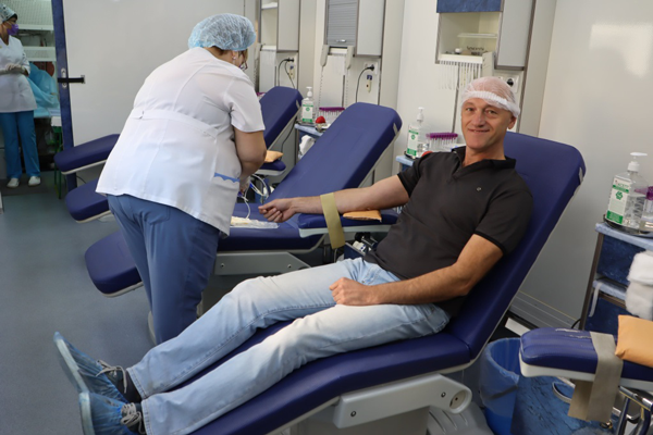 Сотрудники предприятия «Прогресс Агро» в Краснодарском крае в очередной раз сдали донорскую кровь