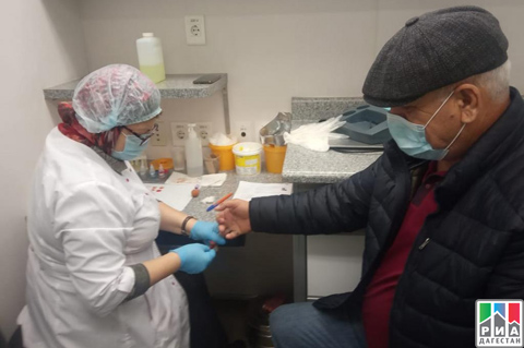 Представители Республиканской станции переливания крови посетили Каякентский район Дагестана