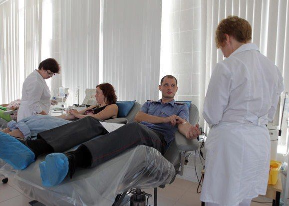 "Доноры в погонах" особо ценятся в банке крови