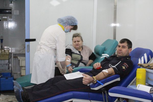 Выездная донорская акция прошла в Брянской области