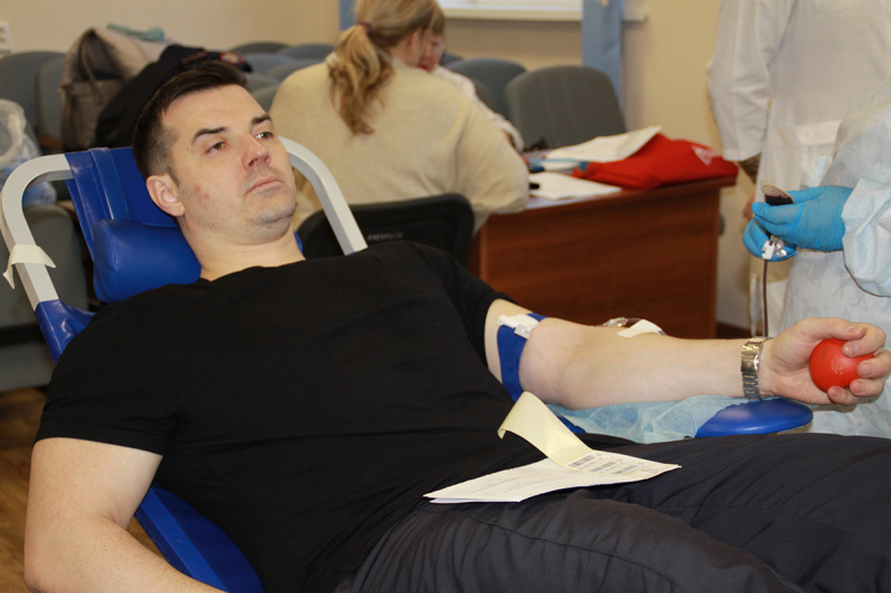 В Магадане полицейские приняли участие в акции «День донора»