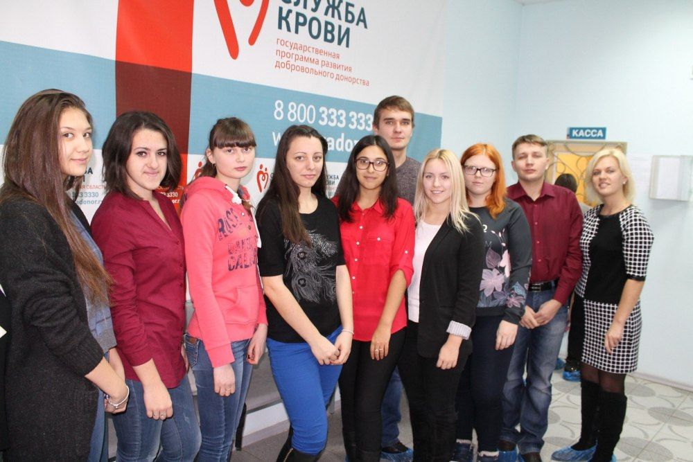 Студенты Пензенской сельскохозяйственной академии пополнили ряды волонтеров Службы крови