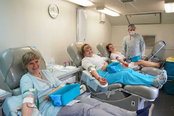 На «Красноярском цементе» прошел День донора