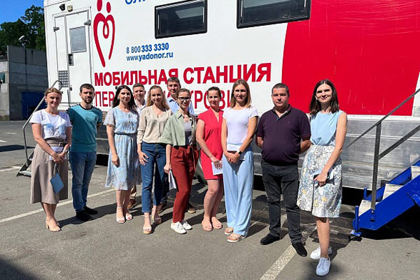 Свыше 30 литров крови сдали сотрудники краснодарского «Росводоканала» 