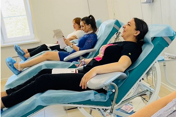 Сотрудники Саратовского филиала предприятия «Ситиматик» стали донорами крови