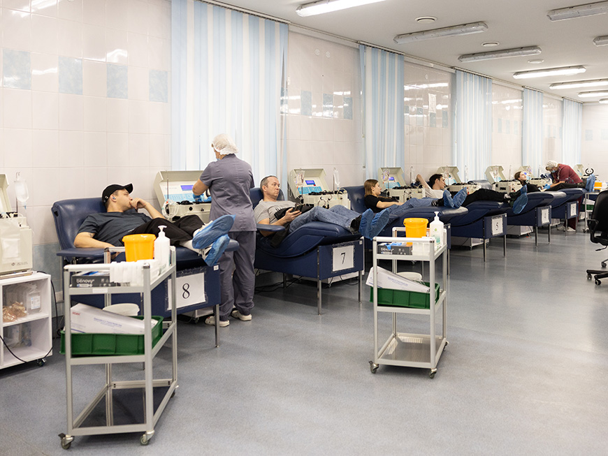 Более 100 казанцев приняли участие в осенней донорской акции