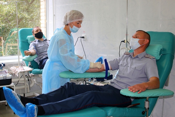 Сотрудники Службы исполнения наказаний Тамбовской области продолжают пополнять банк крови