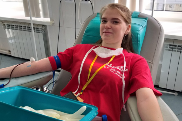 В Красноярске прошла донорская акция, посвященная Национальному дню донора