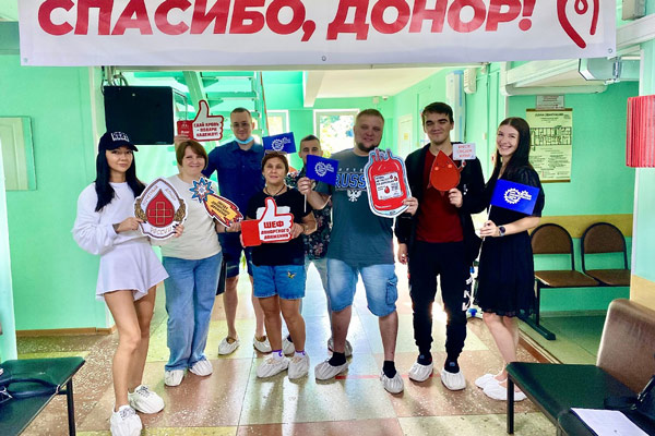 Гагаринцы из Комсомольска-на-Амуре сдали кровь за авиацию