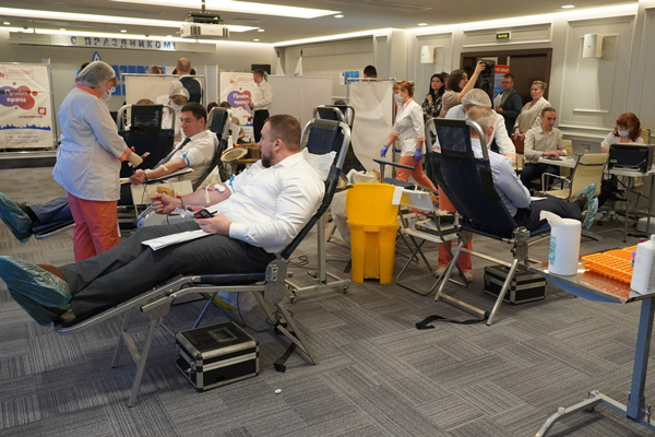 На предприятиях «Газпрома» в Петербурге проходят донорские акции