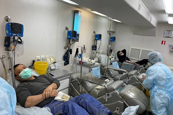 День донора на астраханском заводе «Лотос»