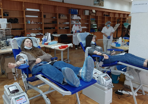 Студенты Крыма стали участниками донорских акций