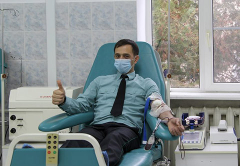 Судебные приставы Ингушетии провели донорскую акцию