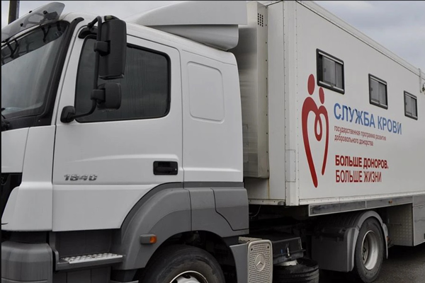 Мобильная станция переливания крови снова приехала в ОЭЗ «Липецк»