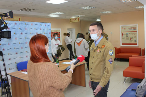 Студенческие отряды Мордовии сдали кровь в рамках проекта #Донор13