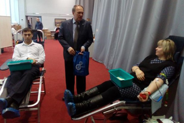 В Красноярске прошла акция в поддержку безвозмездного донорства 