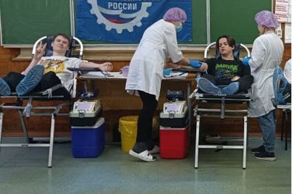 «Сибирские приборы и системы» и авиационный колледж провели очередные донорские акции в Омской области