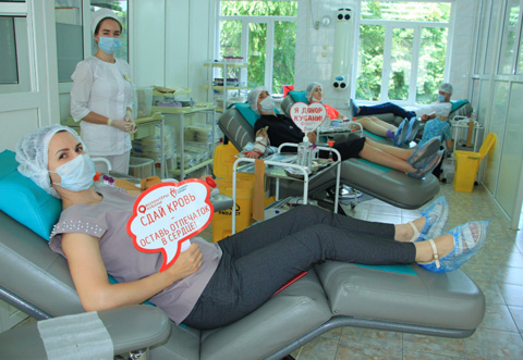 Краснодарские газовики вновь приняли участие в донорской акции