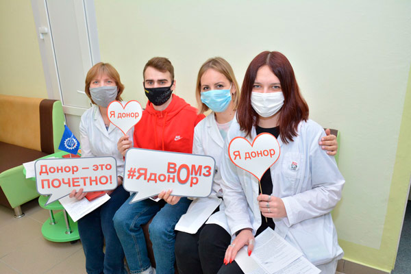 Донорская акция прошла на Вологодском оптико-механическом заводе