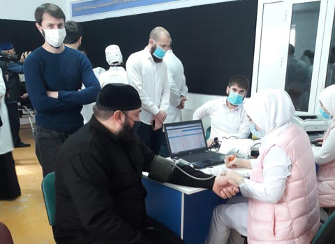 В Шелковском районе Чеченской Республики состоялась донорская акция 