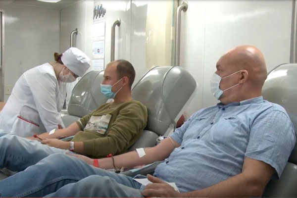 Во Владимирском филиале «Т Плюс» 100 доноров сдали 40 литров крови