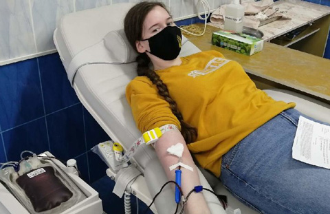 Бойцы студотрядов Архангельской области стали участниками донорской акции «Спаси жизнь»