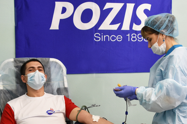 На заводе Pozis в Татарстане прошла акция по донорству