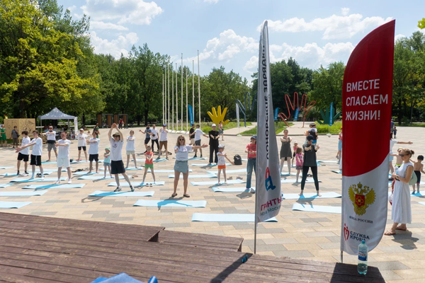 В Москве состоялось открытие проекта Донорские зарядки #ДавайВступай