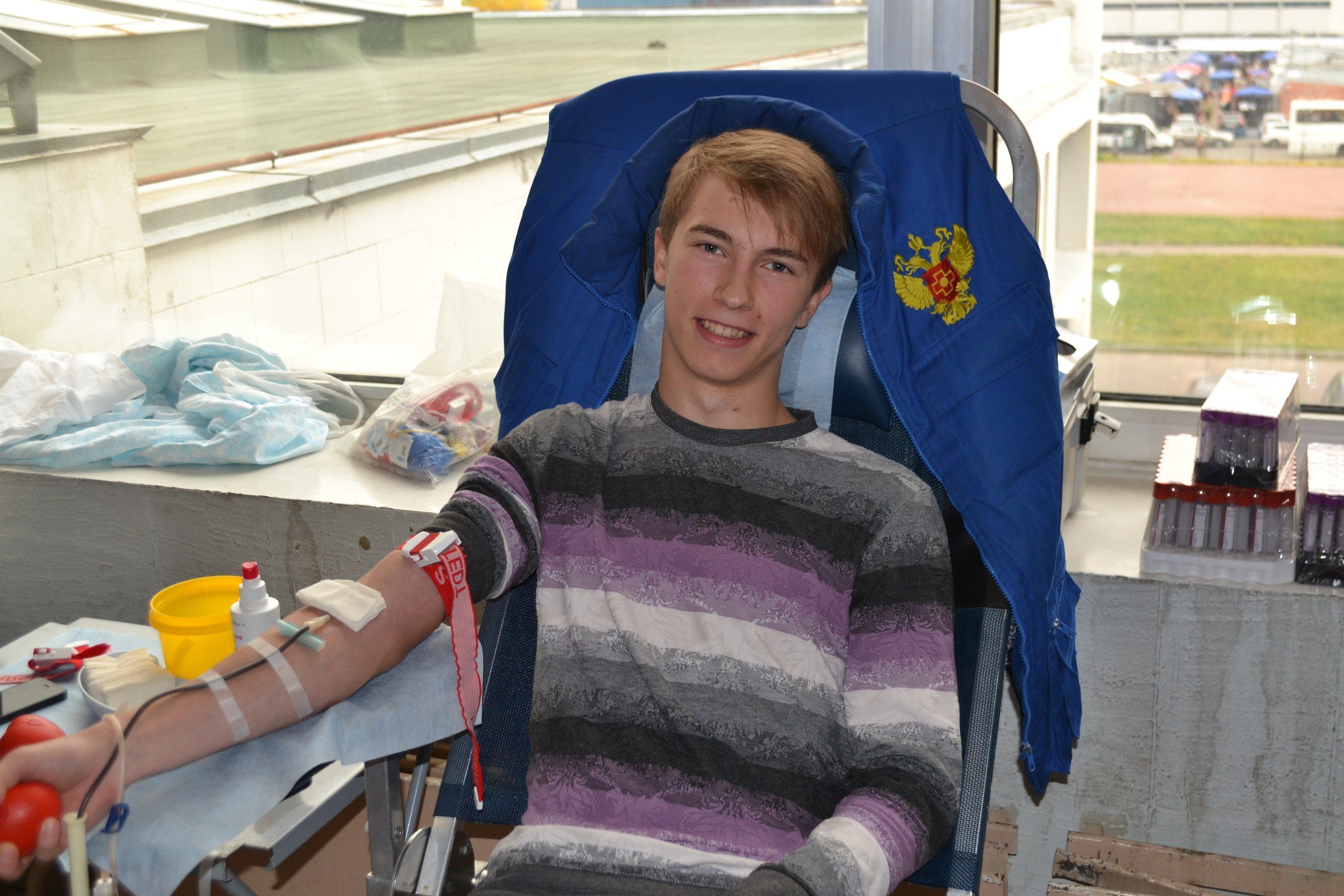 Студенты Московского государственного университета тонких химических технологий имени М.В.Ломоносова вновь стали донорами