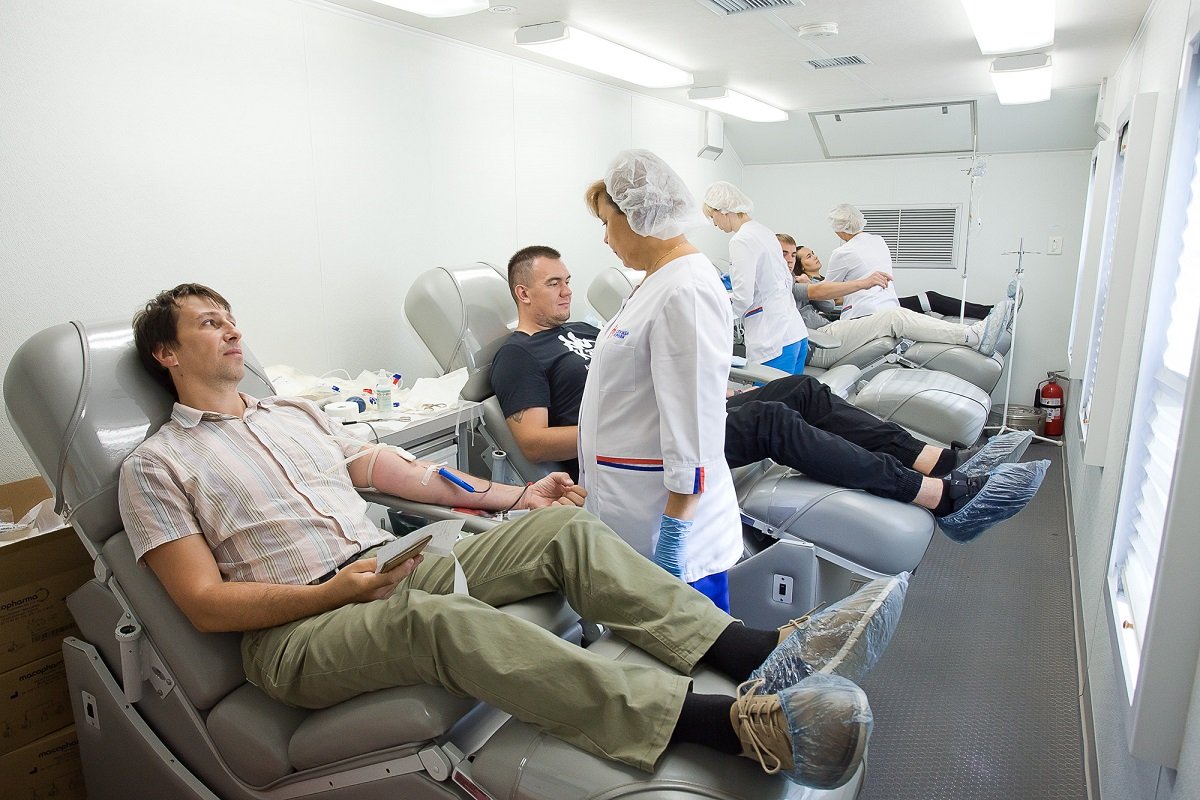 Порядка 200 заводчан «Швабе» поддержали летние донорские акции