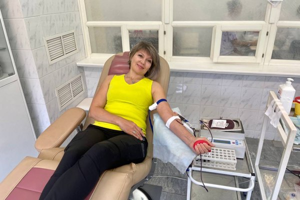 В Красногорске сотрудники Управления по физической культуре и спорту сдали кровь в рамках донорского дня