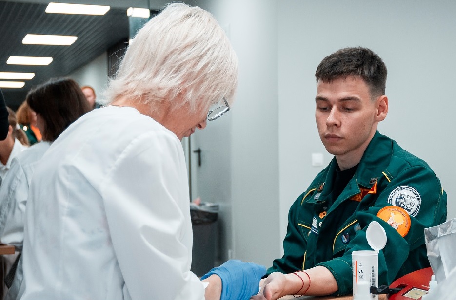 Активисты медицинского проекта «Парма» присоединились к донорской акции студенческих отрядов в Перми